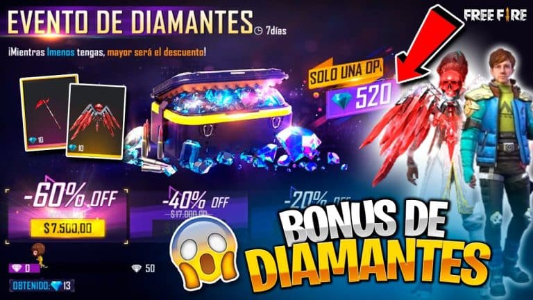 descubre los proximos eventos en free fire con ofertas de diamantes no te los pierdas